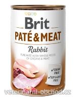 Psi - krmivo - Brit Dog konz Paté & Meat Rabbit