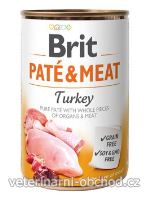 Psi - krmivo - Brit Dog konz Paté & Meat Turkey