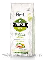 Psi - krmivo - Brit Fresh Dog Duck & Millet Active Run & Work